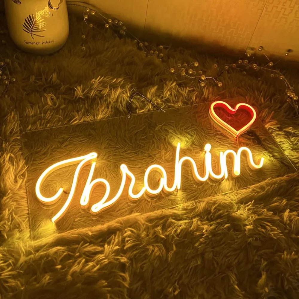Customized Neon Sign 1 Name – Personalized LED Wall Light for Home & Gifts - Armaan Collection