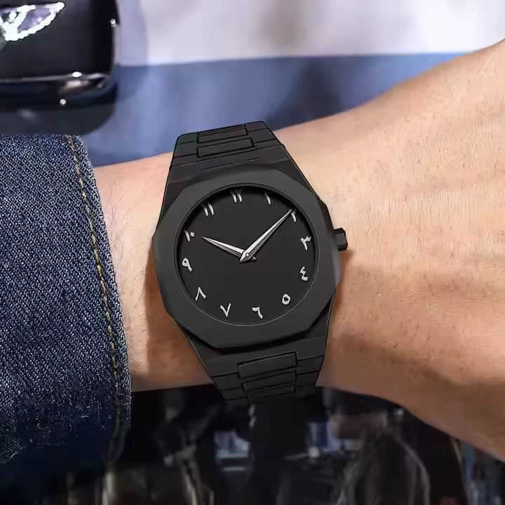 Aura Arabic Watch for Men Montre Reloj